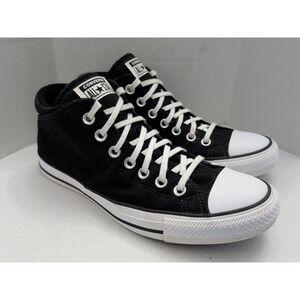 Converse Chuck Taylor All Star Madison Mid Sneakers Womens 10 Black Canvas Shoes